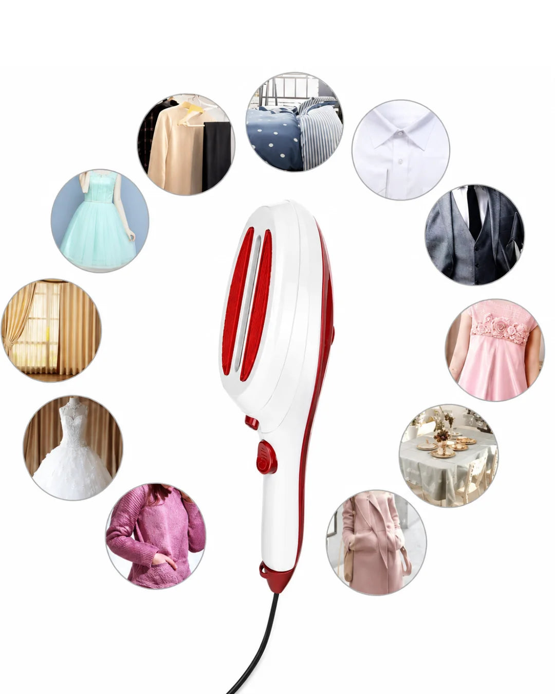 Brosse Vapeur Défroisseur Portable SHUANGBAO SB-701A – 880W – Repassage & Nettoyage à Vapeur