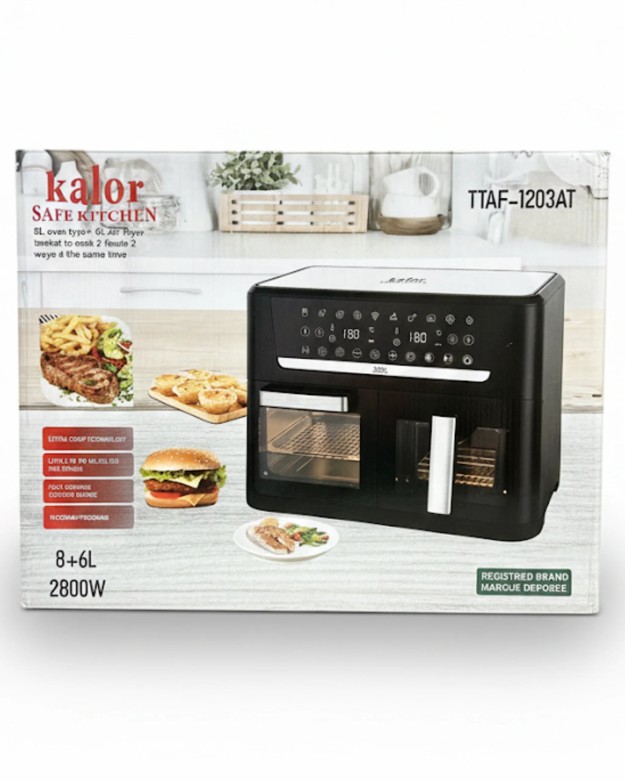 Four Air Fryer Kalor 8+6L 2800W + Robot Blender Kalor Offert