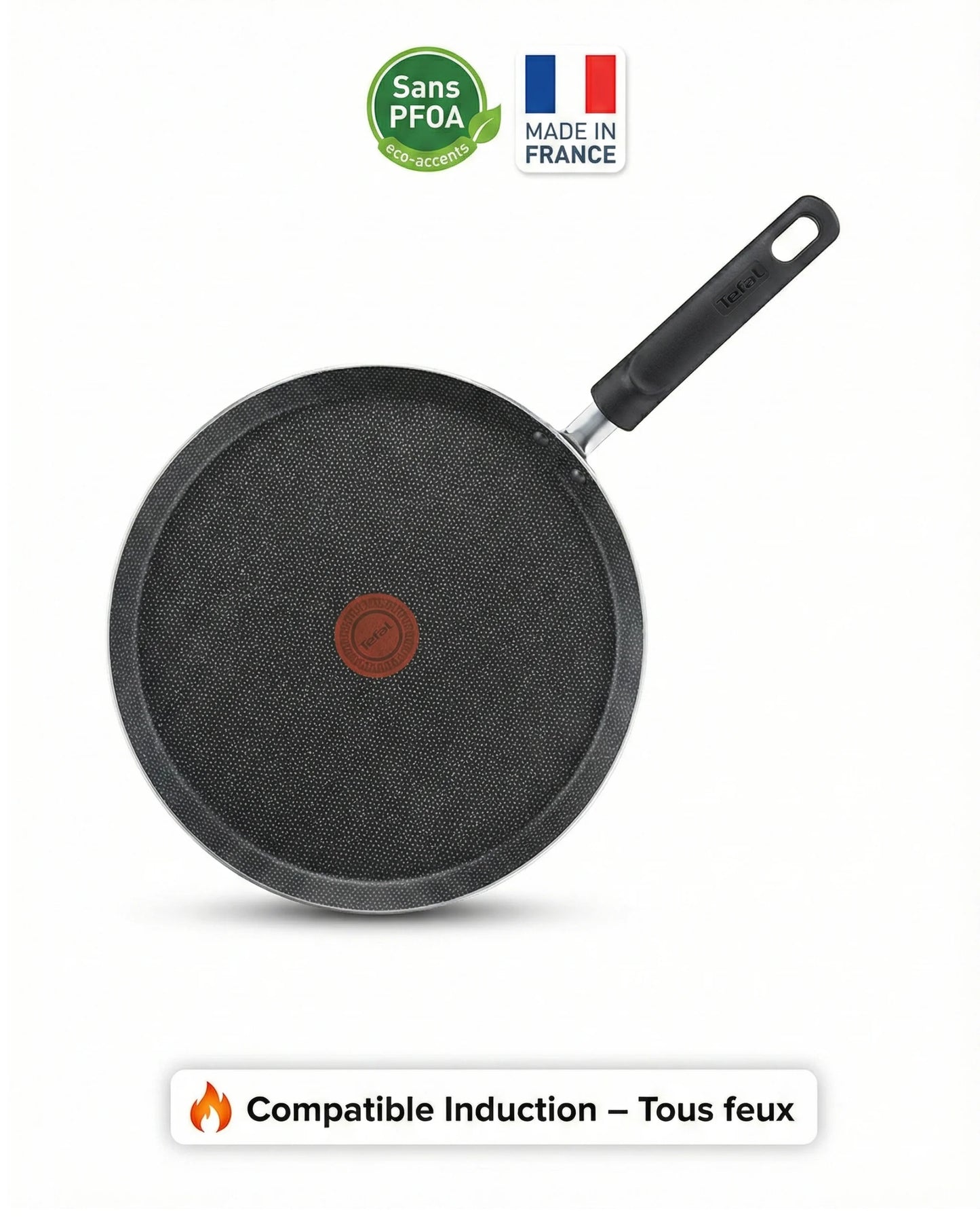 Poêle Tefal Antiadhésive – Sans PFOA – Tous feux -34cm– Made in France MT10
