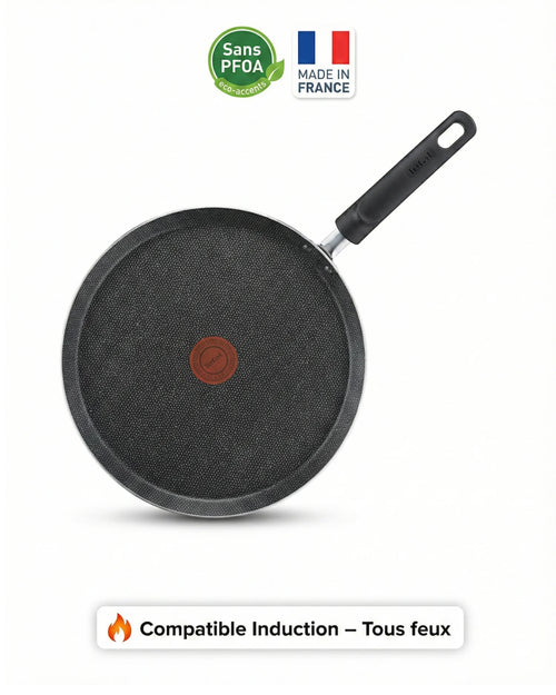 Poêle Tefal Antiadhésive – Sans PFOA – Tous feux -34cm– Made in France MT10