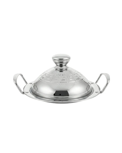 Tajine en Inox Durable – Plusieurs Tailles 27-30-34 cm – Cuisine Marocaine Moderne