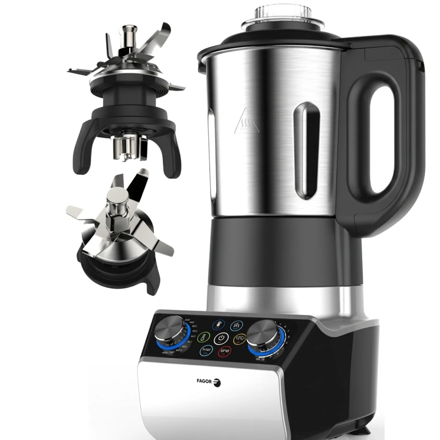 Blender Chauffant Fagor 1300W 2,5L | Soupes, Vapeur et Mixage