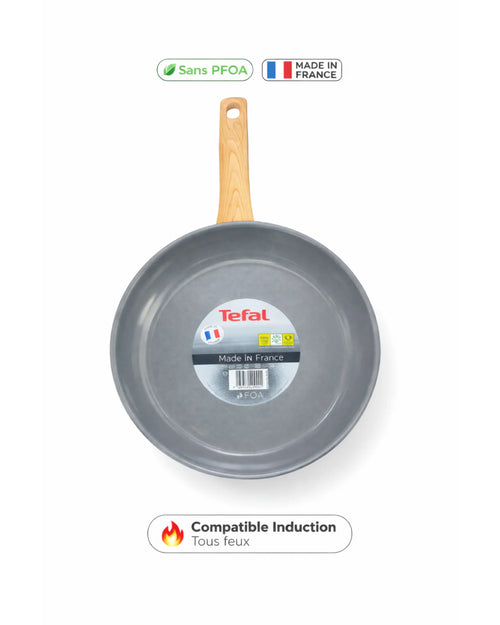 Poêle Tefal Antiadhésive – Sans PFOA – Tous feux -34cm– Made in France MT13