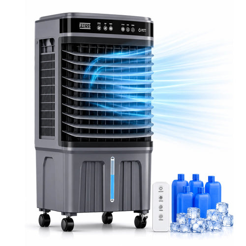 Rafraîchisseur d'Air ERESS avec Télécommande – Réservoir 20L / 35L / 40L – Refroidissement par Eau et Pains de Glace