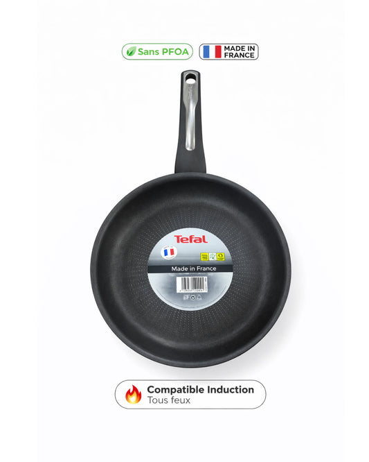Poêle Tefal Antiadhésive – Sans PFOA – Tous feux -30cm– Made in France MT14
