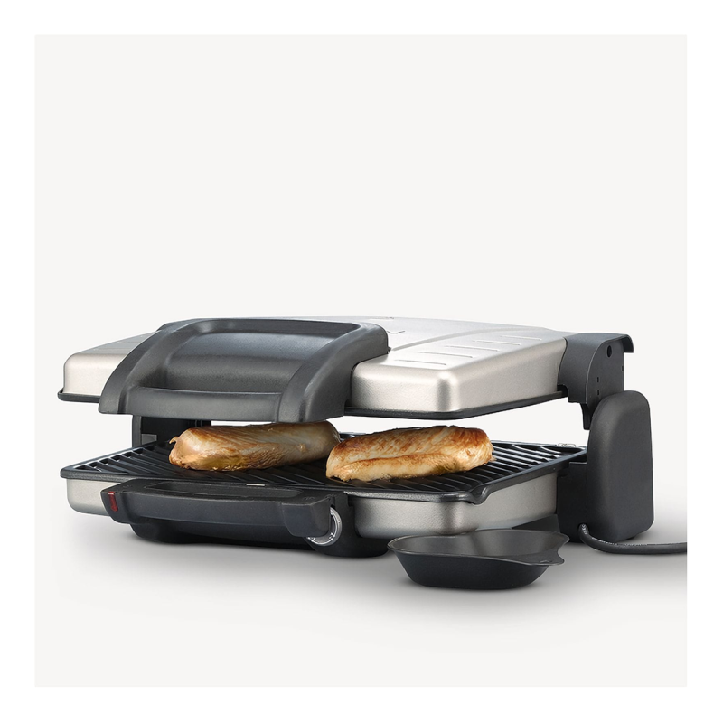 Grill de Contact Severin 1800W – Grill Panini & Barbecue Électrique Ouverture 180°