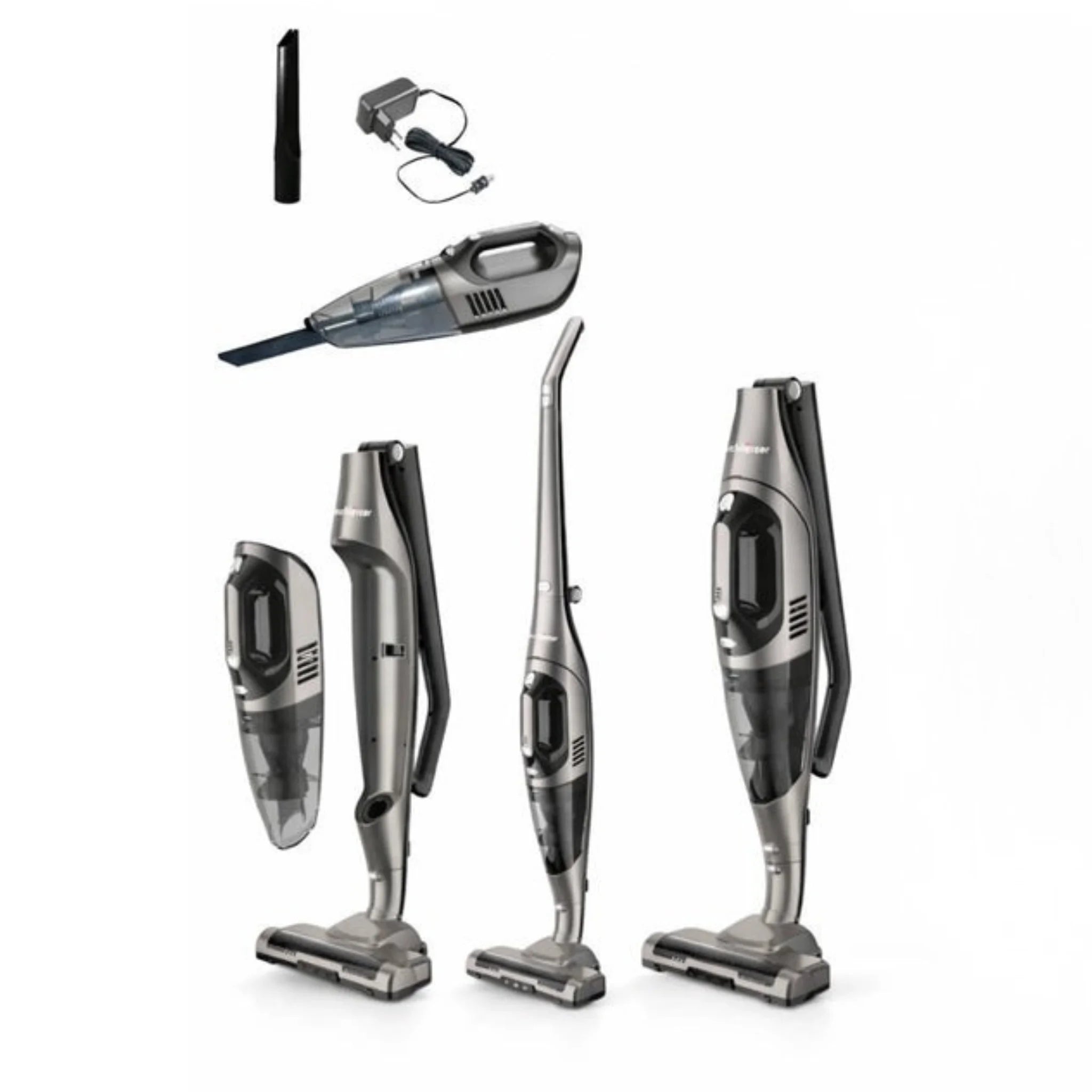 Aspirateur Balai Sans Fil 3-en-1 Schleizer – Pliable – Léger – Nettoyage Polyvalent