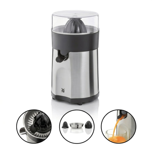Presse-Agrumes Électrique WMF Stelio – 85 W – Inox Cromargan – Jus Frais Directement au Verre