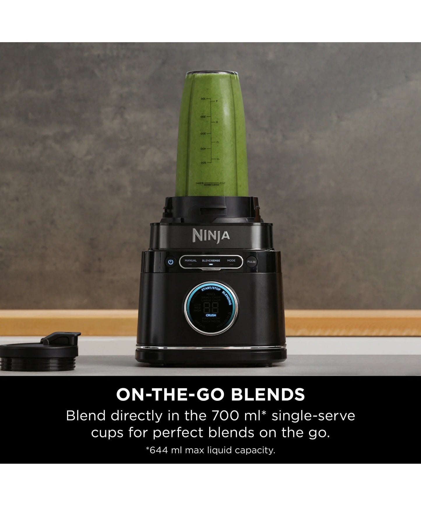 Blender Ninja Detect Power Mixer Pro – 1200W – Technologie BlendSense – Bol 2,1 L + Verres Individuels