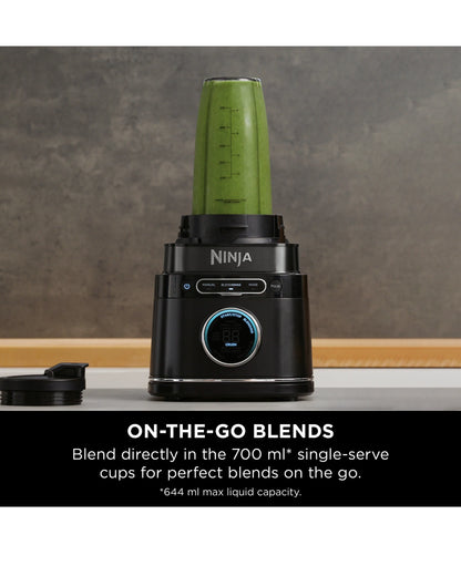 Blender Ninja Detect Power Mixer Pro – 1200W – Technologie BlendSense – Bol 2,1 L + Verres Individuels