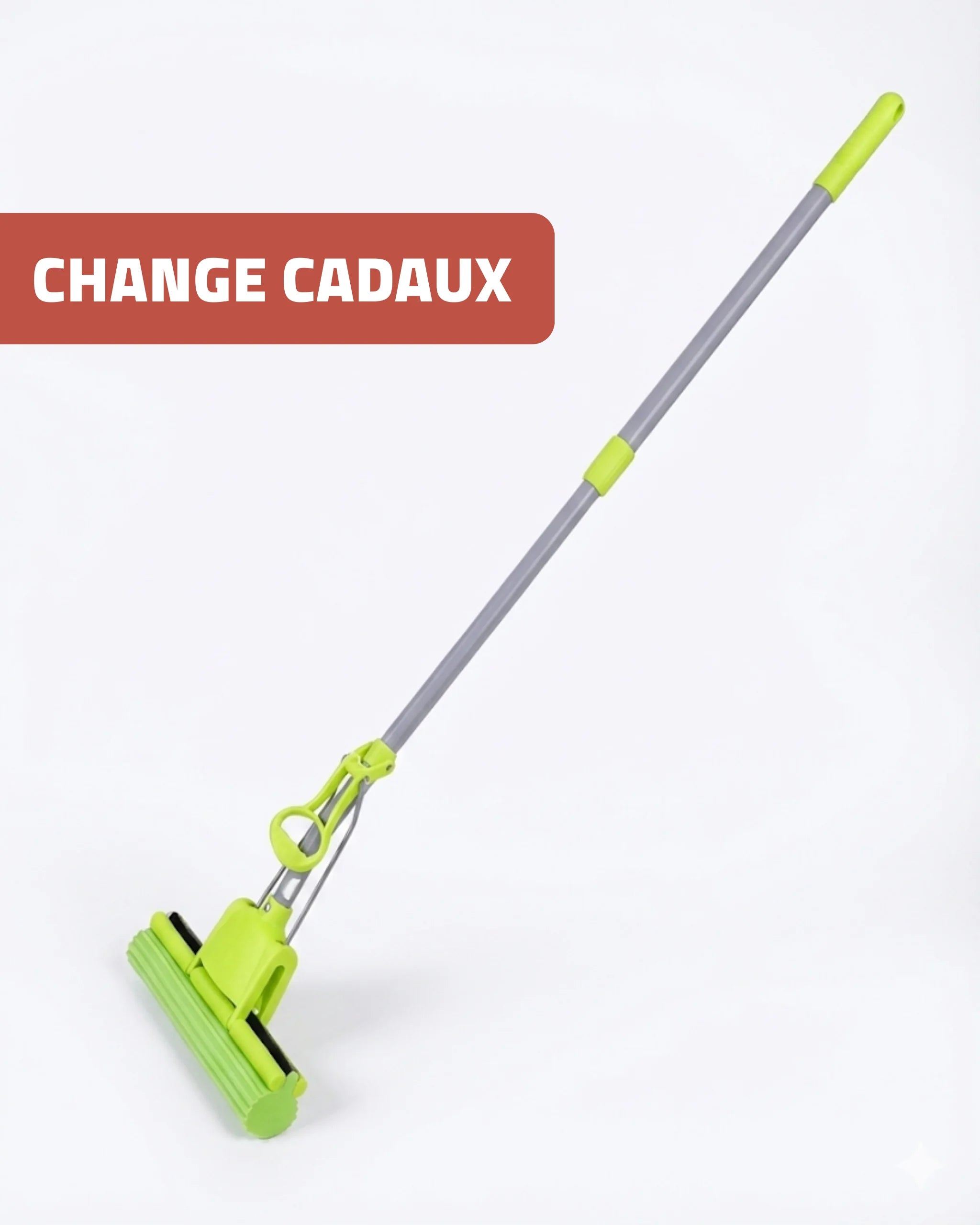 🧹 Balai Serpillière à Essorage Manuel – Tête Interchangeable – Nettoyage Facile & Rapide