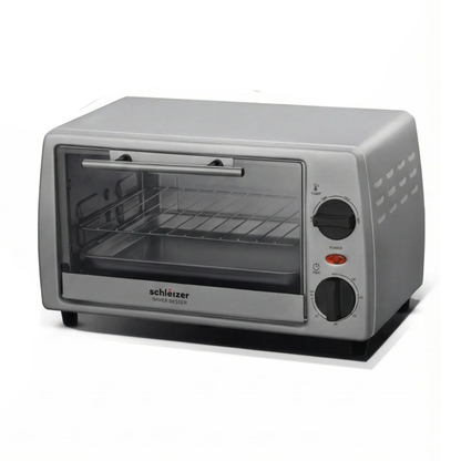 Mini Four Électrique Schleizer 10 Litres – Compact & Pratique – Cuisson Rapide – Disponible en Gris ou Noir