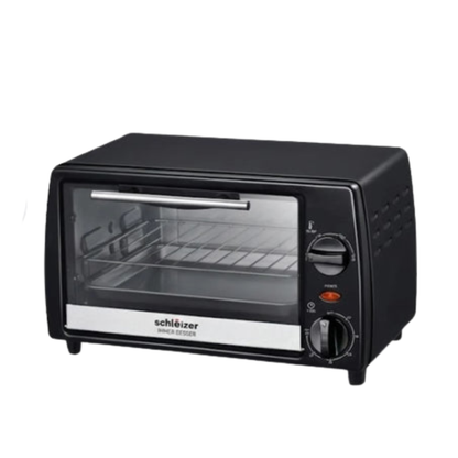 Mini Four Électrique Schleizer 10 Litres – Compact & Pratique – Cuisson Rapide – Disponible en Gris ou Noir