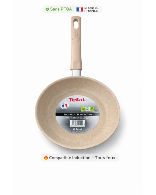 Poêle Tefal Antiadhésive – Sans PFOA – Tous feux –28cm- Made in France MT06