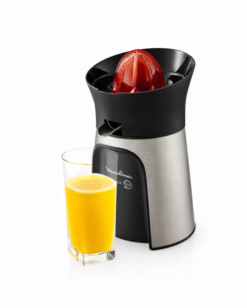 Presse-Agrumes Électrique Moulinex – Inox – Jus Frais Rapide & Facile