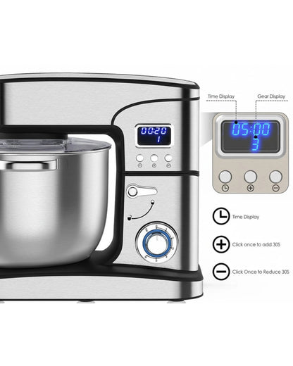 Robot Pâtissier Professionnel 20L – 2500W ERESS SM-1020E | Pétrin, Fouet & Crochet