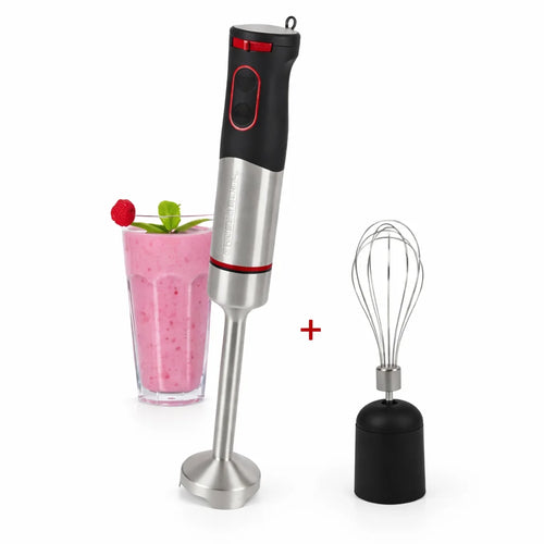 Mixeur Plongeant ProfiCook PC-SMS 1226 – 2 en 1 – 1000 W – Inox – Avec Fouet Inclus
