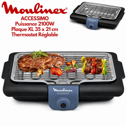 Grill Électrique Moulinex Accessimo 2100W