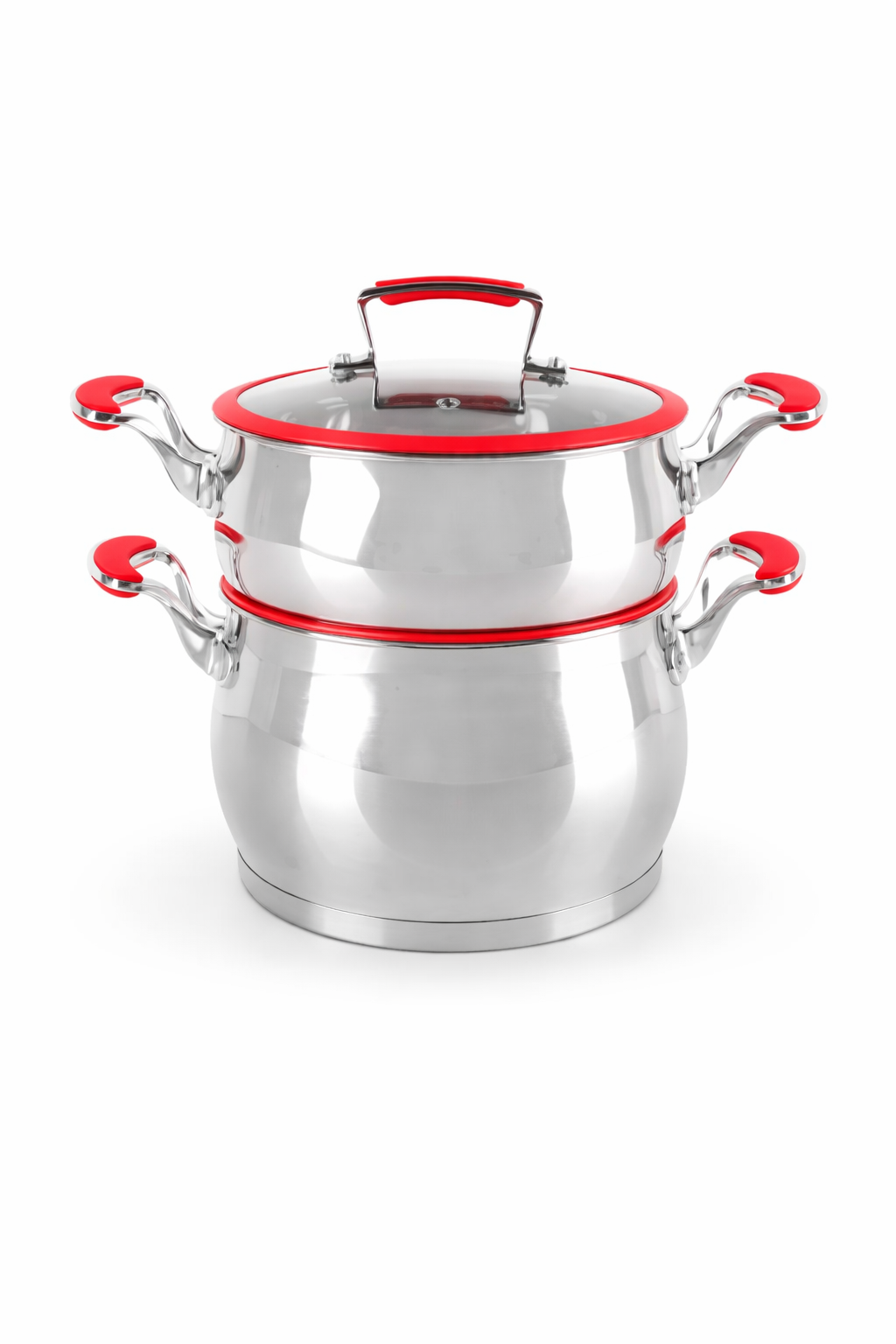 Couscoussière Inox avec Panier Vapeur – 3 Capacités ( 4L / 6L / 8L / 12L / 16L) – Cuisson Saine – Tous Feux