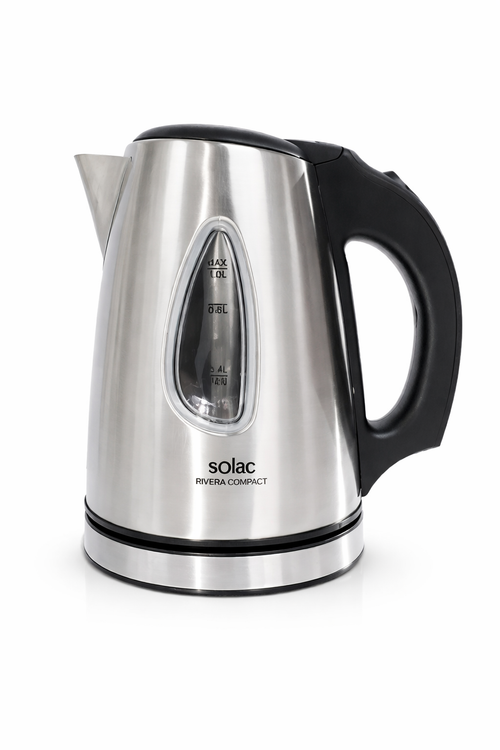 Bouilloire Électrique Solac Rivera Compact – Inox – Design Moderne