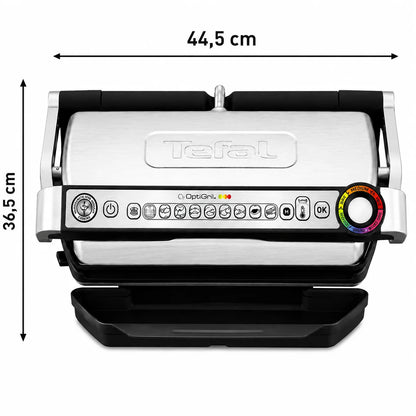 Tefal OptiGrill+ XL 2000W – Grill Intelligent XL avec 9 Programmes Automatiques et Capteur de Cuisson