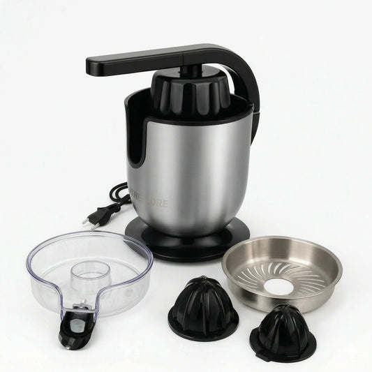 Presse-Agrumes Électrique 600W – Extracteur de Jus Puissant en Inox