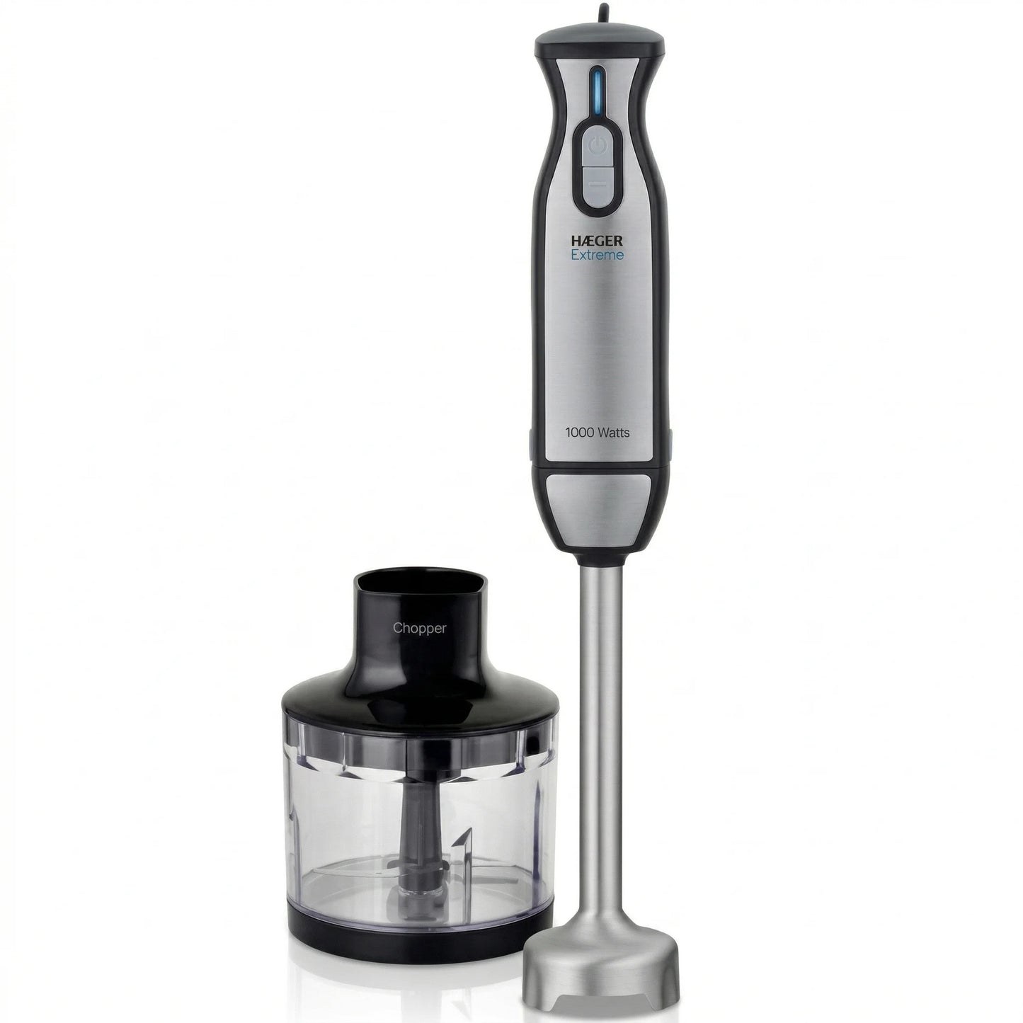 Mixeur Plongeant 1000W + Hachoir Haeger – Hand Blender Multifonction – Puissant & Pratique