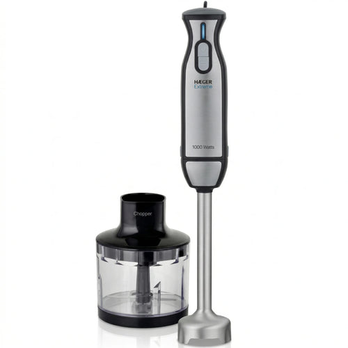 Mixeur Plongeant 1000W + Hachoir Haeger – Hand Blender Multifonction – Puissant & Pratique